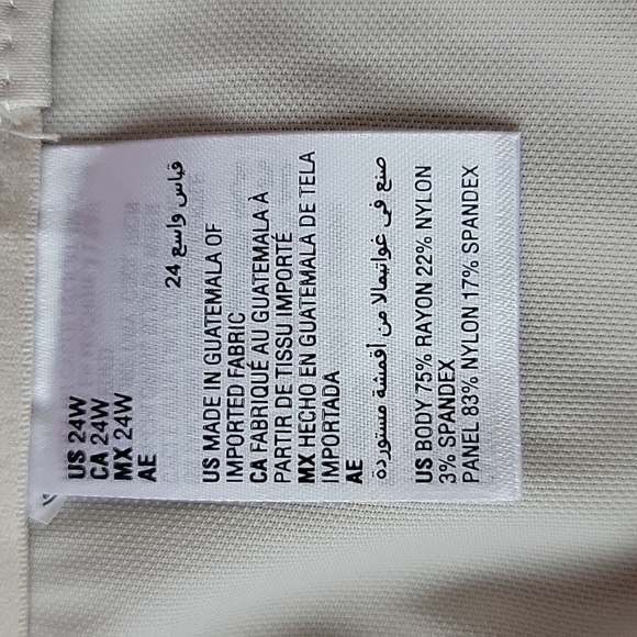 JM COLLECTION  Straight-Leg Curvy-Fit Pants/ 24W. - Picture 6 of 11